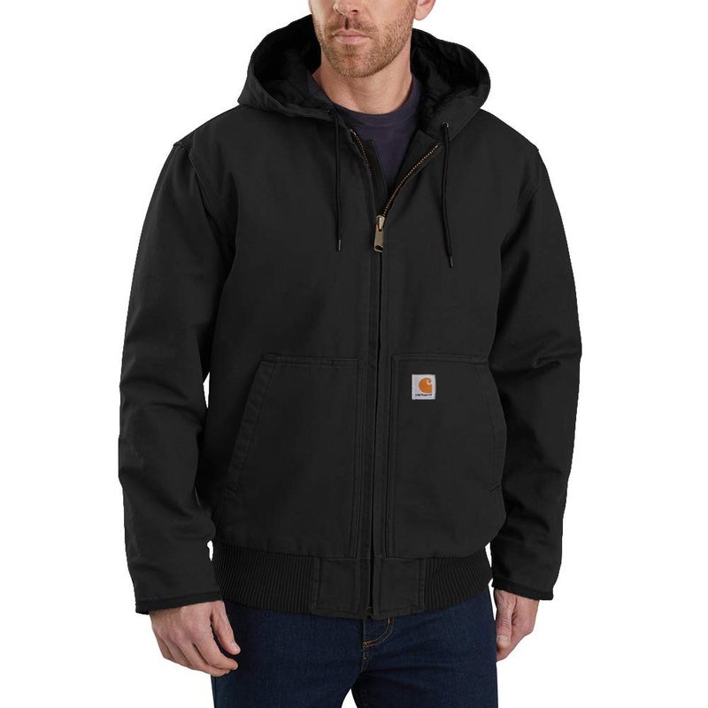 Carhartt mens Active Jacket J130 (Big & Tall) Work Utility Outerwear, Black, 5X-Large US