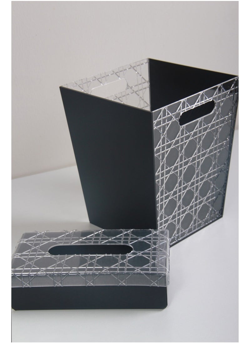 Generic - Trash can and tissue box set - Image 1