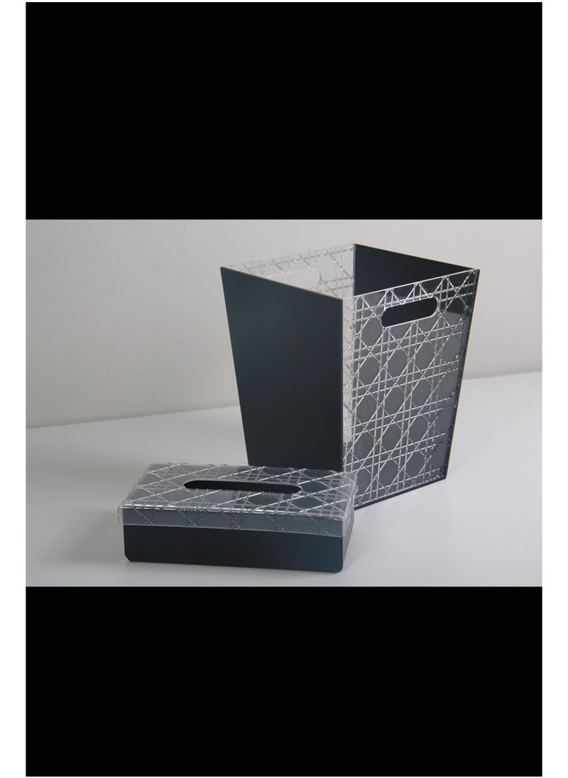 Generic - Trash can and tissue box set - Image 1