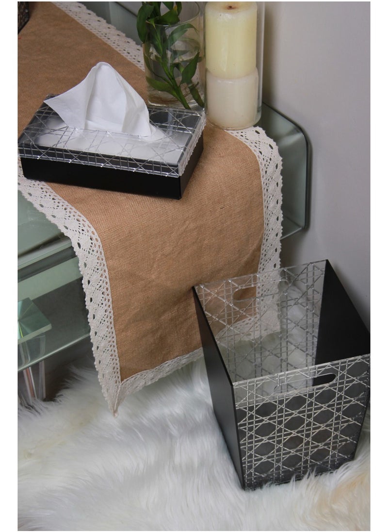 Generic - Trash can and tissue box set - Image 1