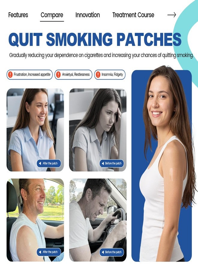 NicDuic Nicotine Patches 21 mg, Quit Smoking Step 1, Transdermal System Nicotine Patch, Easy & Effective Stop Smoking Aids That Work 24hr, 30 Count(4 Weeks Supply) - Image 3
