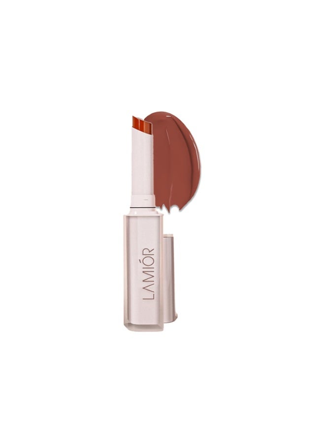 Lamior Lip Drip Gloss Stick - Foxy | Ultra Glossy Mirror Shine, Non-Sticky, Featherlight | Hydrating, Long-Lasting Colour | with Hyaluronic Acid, Peptides & Kakadu Plum | Vegan & Clean Beauty - Image 1