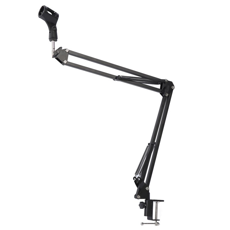 Desktop Microphone Stand Iron and Plastic Adjustable Boom Arm Microphone Stand for Studio - Image 4