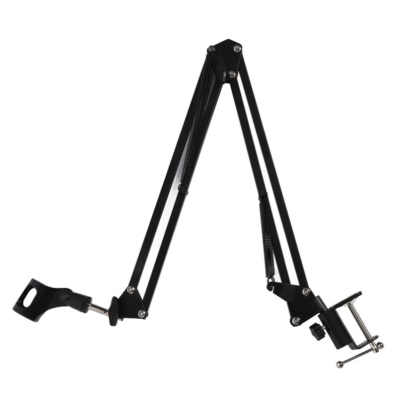 Desktop Microphone Stand Iron and Plastic Adjustable Boom Arm Microphone Stand for Studio - Image 3