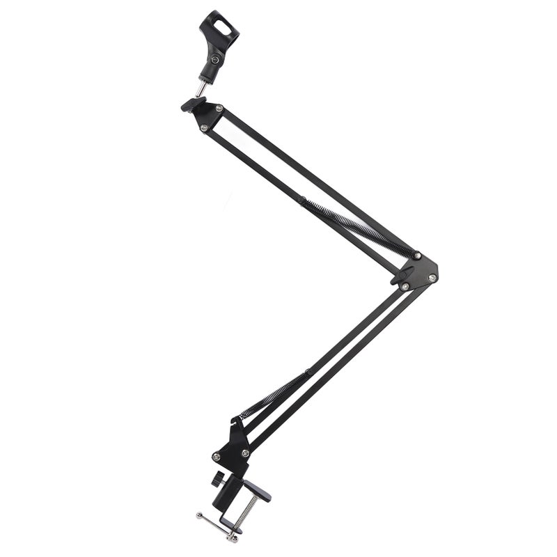 Desktop Microphone Stand Iron and Plastic Adjustable Boom Arm Microphone Stand for Studio - Image 5
