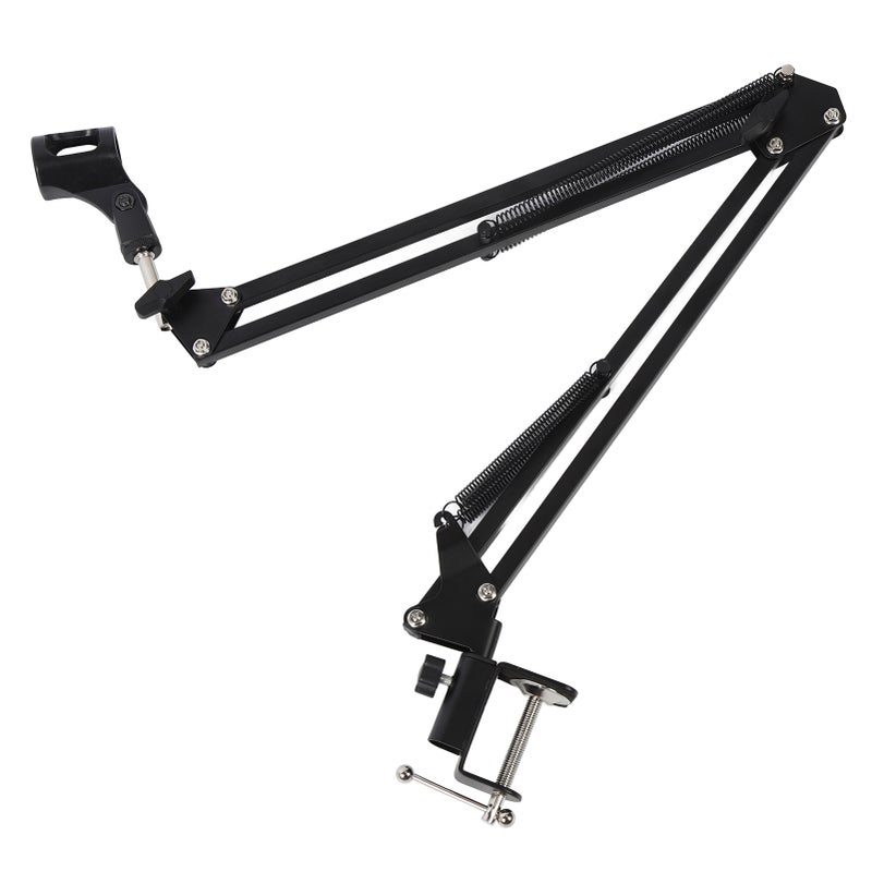 Desktop Microphone Stand Iron and Plastic Adjustable Boom Arm Microphone Stand for Studio - Image 2