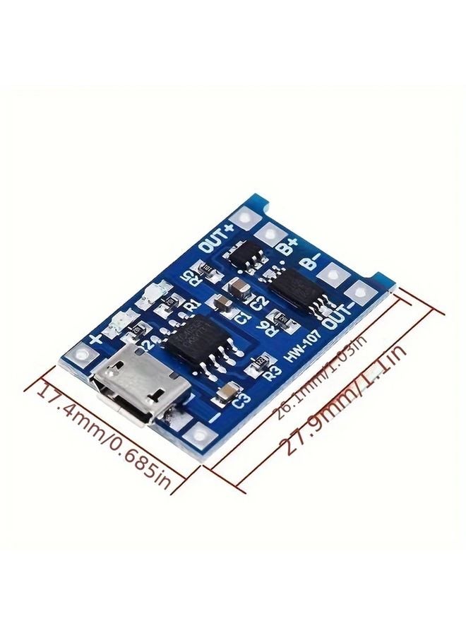 2 Pcs TP4056 Type C USB 1A Lithium Battery Charger Module With Dual Protection IC - Image 3