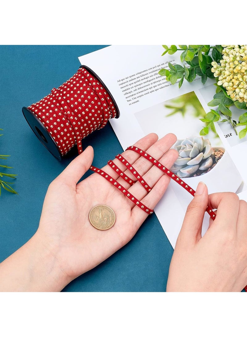 SOLARAE Faux Leather Cord, Faux Leather Beading String Rivet, Suitable for Necklaces, Bracelets, Jewelry Making (21.9 Yard 5mm) - Image 3