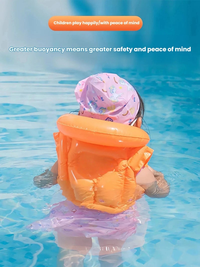 Bluejw Children's Buoyancy Suit Thickened PVC Swimming Suit Inflatable Safety Vest Vest Vest - Image 3