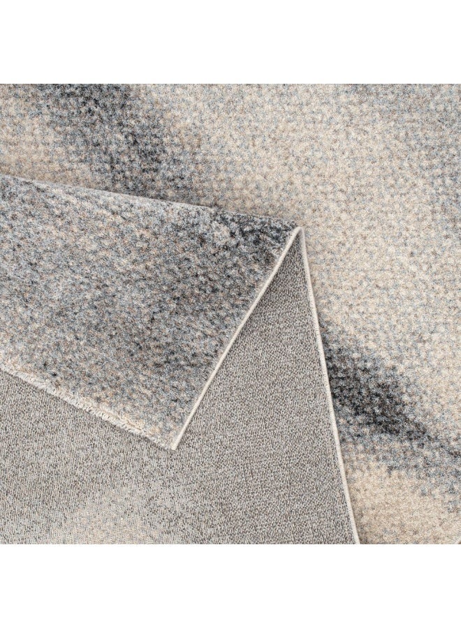 DANUBE HOME Sahara Modern Abstracts Rug | Washable Modern Rugs Style | Polypropylene + Polyester Area Rug Floor Covering | Indoor Carpet For Living Room Dining Bedroom 240X340cm-Brown-231200400559 - Image 5