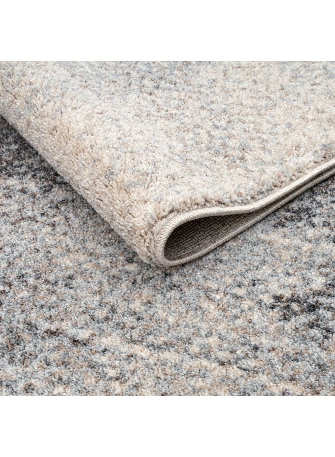 DANUBE HOME Sahara Modern Abstracts Rug | Washable Modern Rugs Style | Polypropylene + Polyester Area Rug Floor Covering | Indoor Carpet For Living Room Dining Bedroom 240X340cm-Brown-231200400559 - Image 3