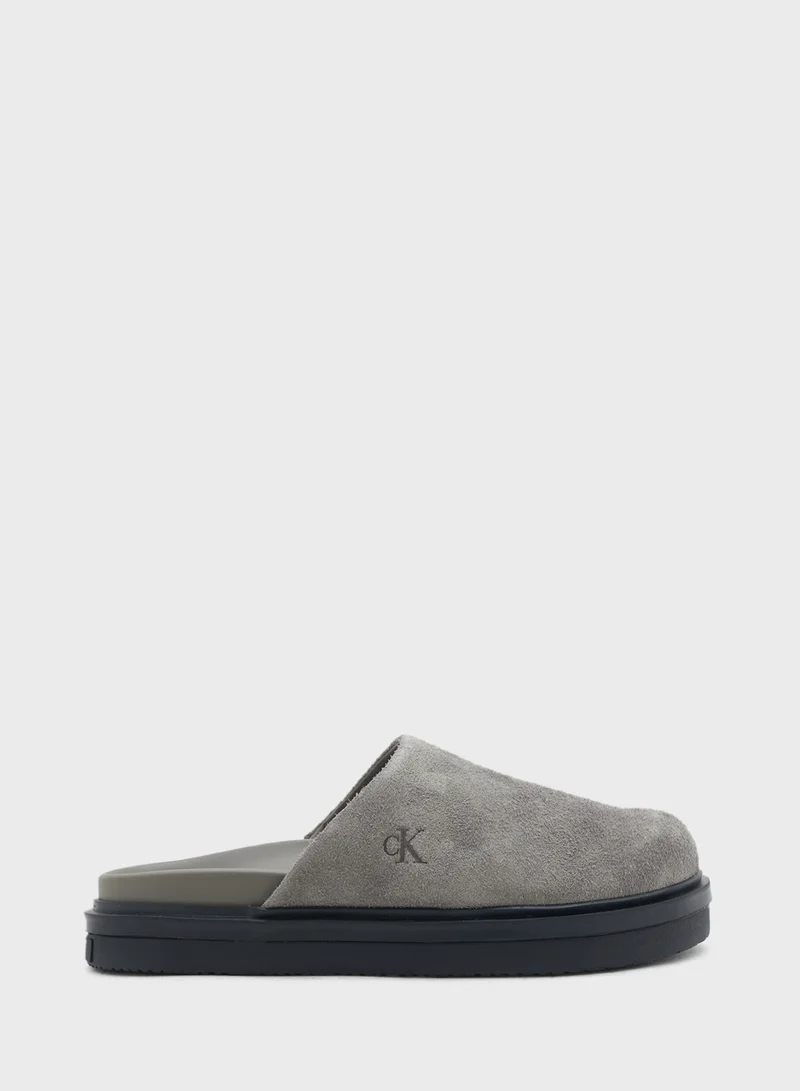 Calvin Klein Jeans Logo Detailed Slip Ons