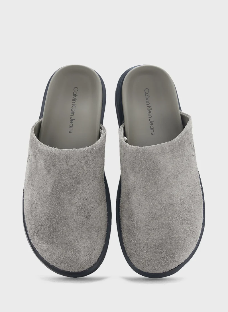 Calvin Klein Jeans Logo Detailed Slip Ons