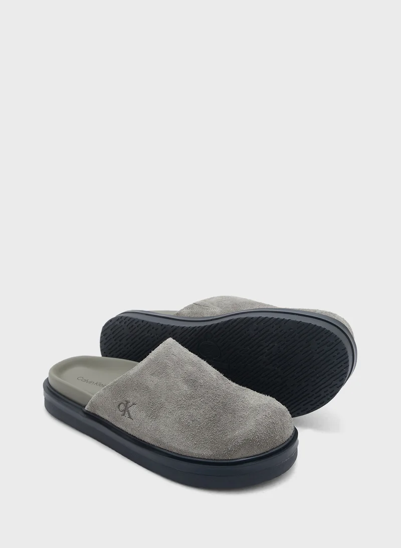 Calvin Klein Jeans Logo Detailed Slip Ons