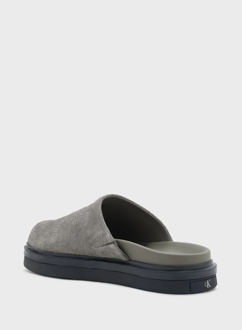 Calvin Klein Jeans Logo Detailed Slip Ons