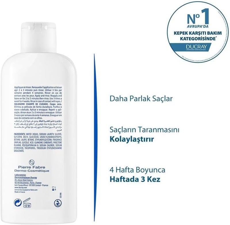Squanorm Shampoo Trattante Antiforfora Forfora Secca 200 Ml - Image 3