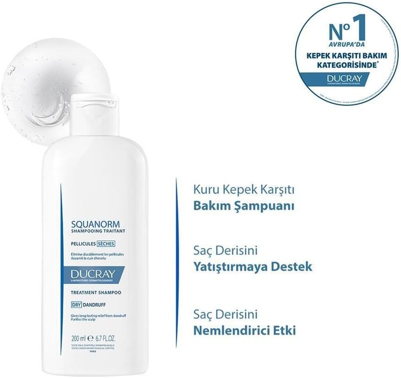 Squanorm Shampoo Trattante Antiforfora Forfora Secca 200 Ml - Image 2
