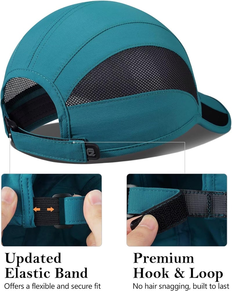 GADIEMKENSD Unstructured Quick Dry Sports Cap Outdoor Sun Protective Unisex - Image 3