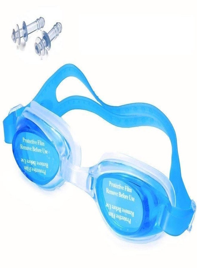 Euphoric Inc Adjustable Swimming Goggles For Adult Men,Women,Youth Kids Child, With Mirrored & Clear Anti-Fog, Uv 400 Protection With Ear Plug. - Image 1