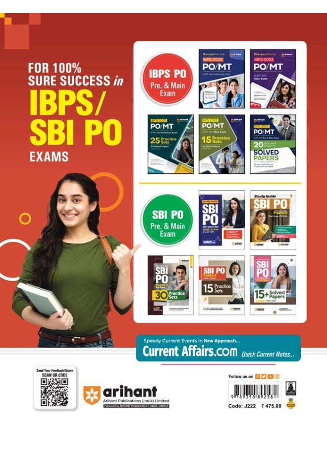 Arihant 15 Practice Sets SBI PO Phase 2 Main Exam 2023-24  - Image 2