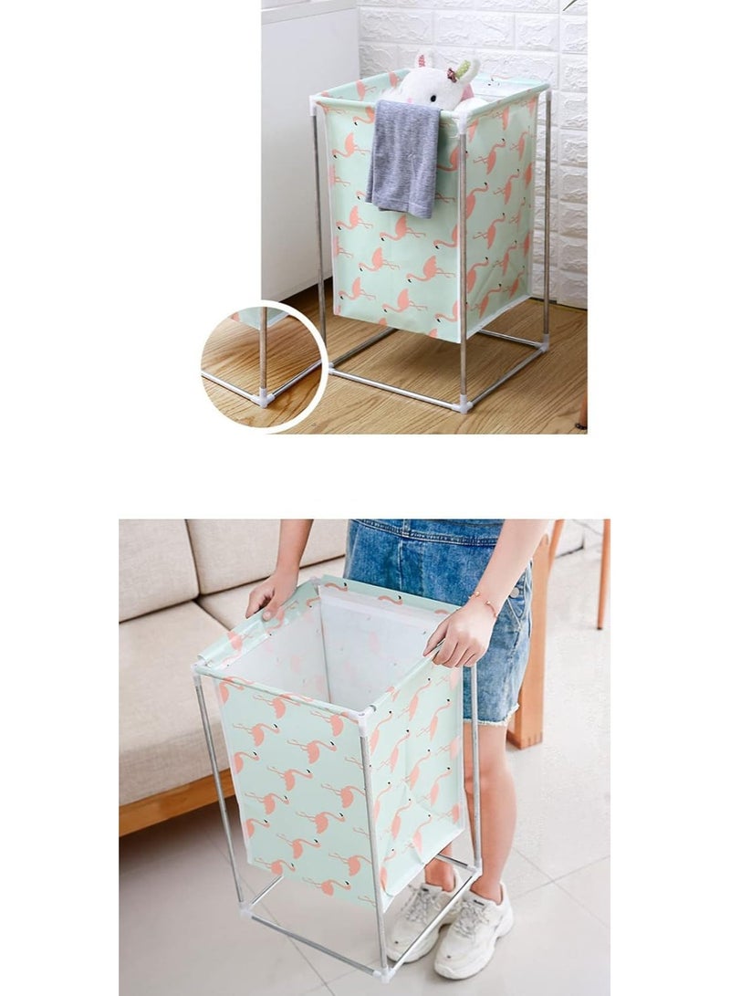 Kimaya Premium Quality 50L Kids Laundry Basket, Can be Used For Laundry, Clothes, Toys Storage, With Metal Stands for Kids Room Bedroom Bathroom, Waterproof, Multipurpose, Colorful Design - Image 4