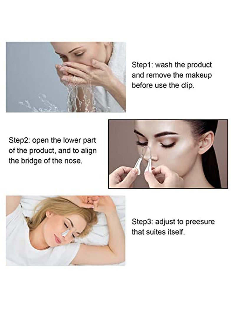 KASTWAVE Nose Shaper Lifter Clip, Lifting Soft Safety Silicone Rhinoplasty Nose Bridge Straightener Corrector Slimming Device  - Image 5