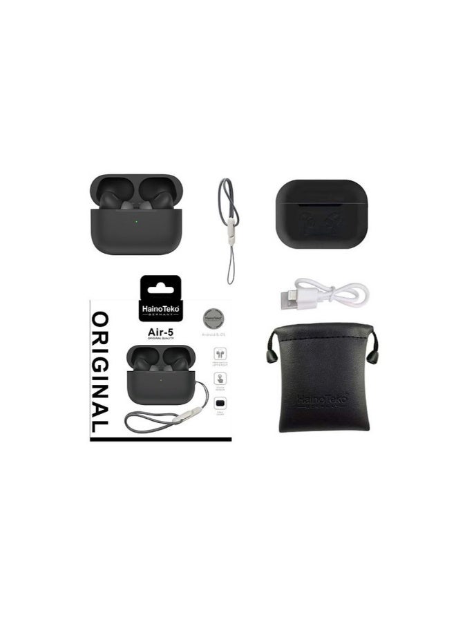 هينو تيكو هاينو تيكو اير 5 سماعات بلوتوث لاسلكية ، تصميم برو 2 ، متوافق مع جميع الأجهزة - Image 2