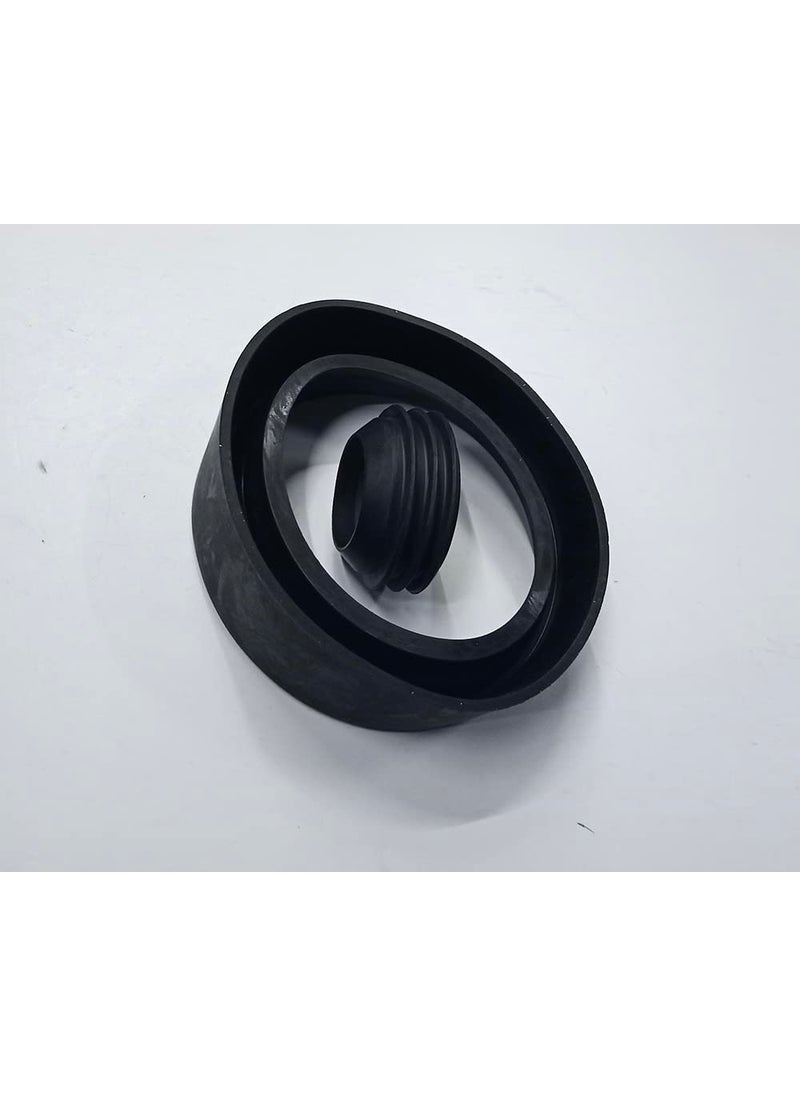 Black Toilet Thick Rubber Washer 0002  - Image 1