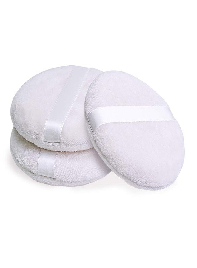 توب وون إسفنجة بودرة أطفال/بودرة جسم كبيرة من توبون مقاس 4 بوصات - مثالية لوضع بودرة ما بعد الاستحمام - Image 1