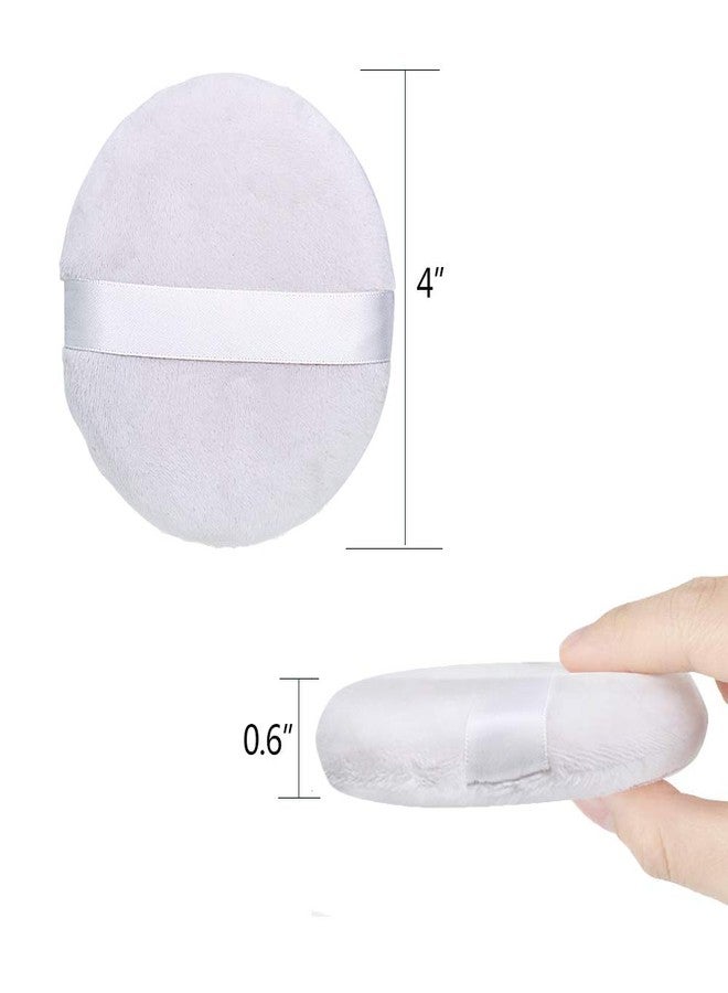 توب وون إسفنجة بودرة أطفال/بودرة جسم كبيرة من توبون مقاس 4 بوصات - مثالية لوضع بودرة ما بعد الاستحمام - Image 3