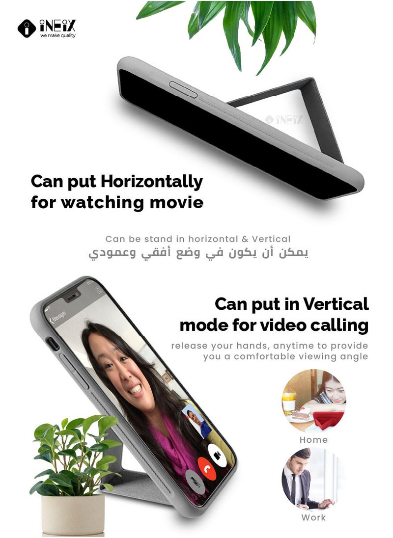 INEIX - 3 in 1 Magnetic Hand Grip Holder Case For Honor 50 5G Grey - Image 1