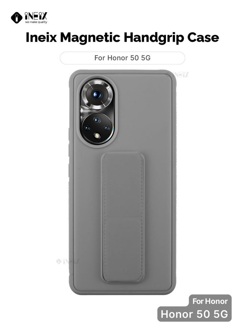 INEIX - 3 in 1 Magnetic Hand Grip Holder Case For Honor 50 5G Grey - Image 1
