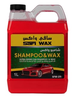 Safi WAX Premium Car Wax Formula Shampoo And Polish High Shine Formula 1L Deep Cleaning and Protection 