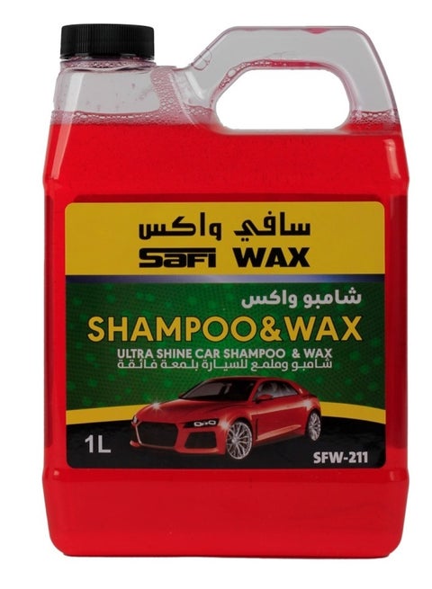 Premium Car Wax Formula Shampoo And Polish High Shine Formula 1L Deep Cleaning and Protection