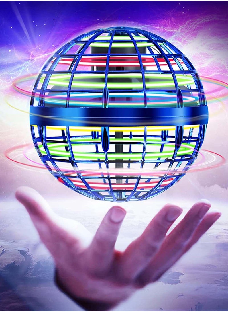 TRENDIZMO - Magic Flying Orb Ball Toy with Lights Cool Stuff Gadgets Toy for Boys and Girls Hover Mini Drones for Kids Flying Spinner - Image 1