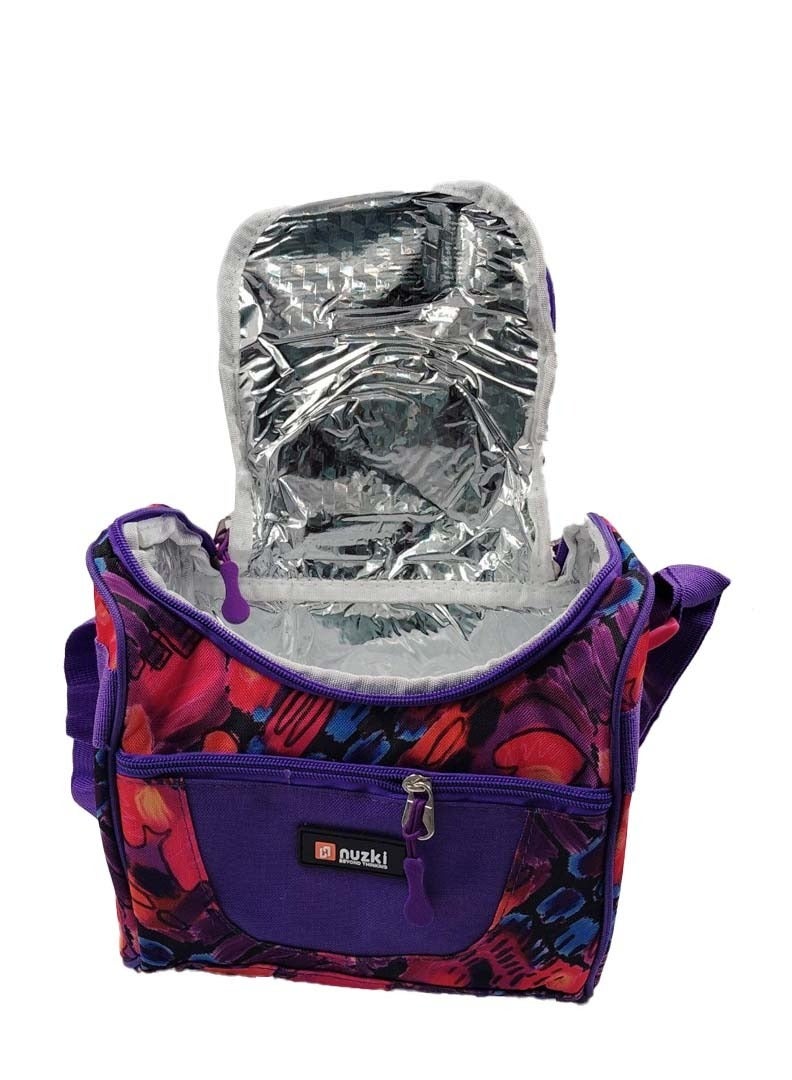 Nuzki Kids Insulated Lunch bag,Cooler Bag Travel Lunch Tote Bags With Adjustable Strap For School Children Student. - Image 4
