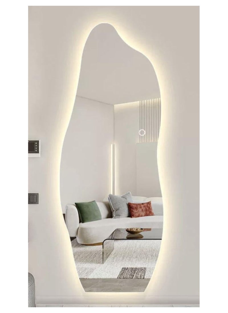 Generic 3-Color Led Touch Wall Mirrors 150X60X3Cm Multicolour  - Image 1