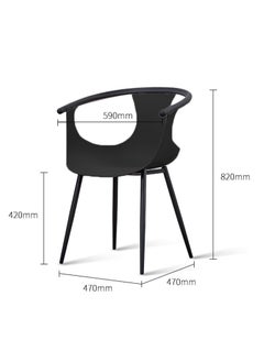 Jeffcoco Furniture Leisure Chair For Lounge, Dining desk chair Black 1 piece - pzsku/ZDCDD156F071ADF190CF2Z/45/_/1734269708/17dc4438-225e-4b21-a75a-e1107e93a2d7