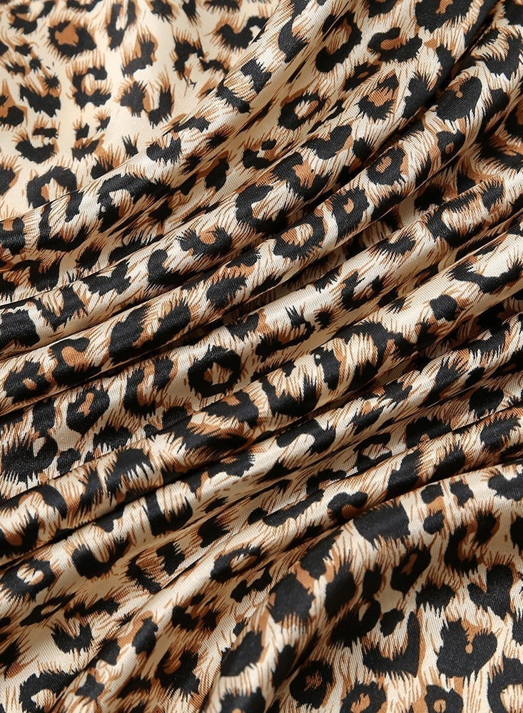 آي إس آي النمر مطبوعة رأس الوشاح الموضة مربع الوشاح الرقبة الوجه الوشاح غطاء للنساء 35 بوصة - Image 5