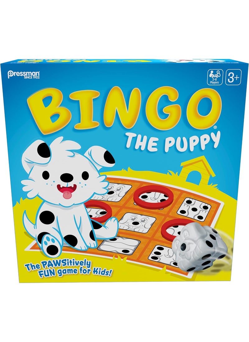 Pressman Bingo The Puppy  Includes Oversized Die  Match His Spots to Your Game Board to Win by Pressman  - Image 1