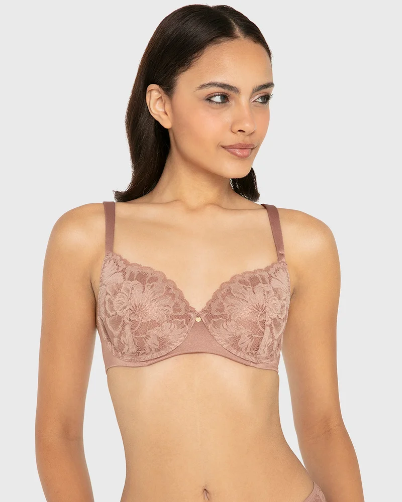 لا سينزا La Senza Lightly Lined Wired Lace Bra