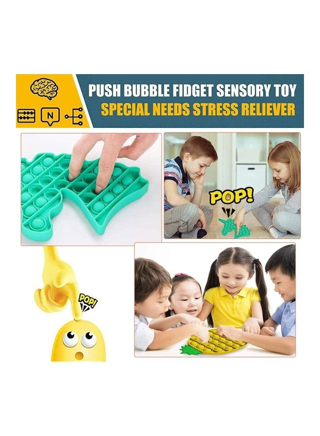 NIBEMINENT 2-Piece Push Pop Bubble Sensory Fidget Toy - Image 4