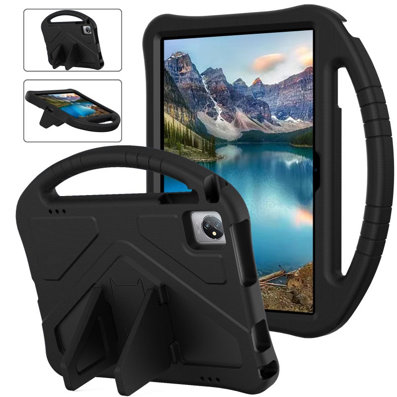 إيروريكس جراب Eva مقاوم للصدمات مع حامل لجهاز Teclast P30S / P20S / P20Hd 2022 اللوحي (أسود) - Image 1