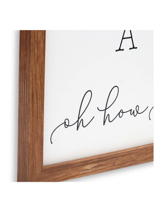 Open Road Brands ABC Nursery Wall Art - Large Modern Alphabet Nursery Picture - ABCDEFG Oh How Loved You'll Always Be - Image 4