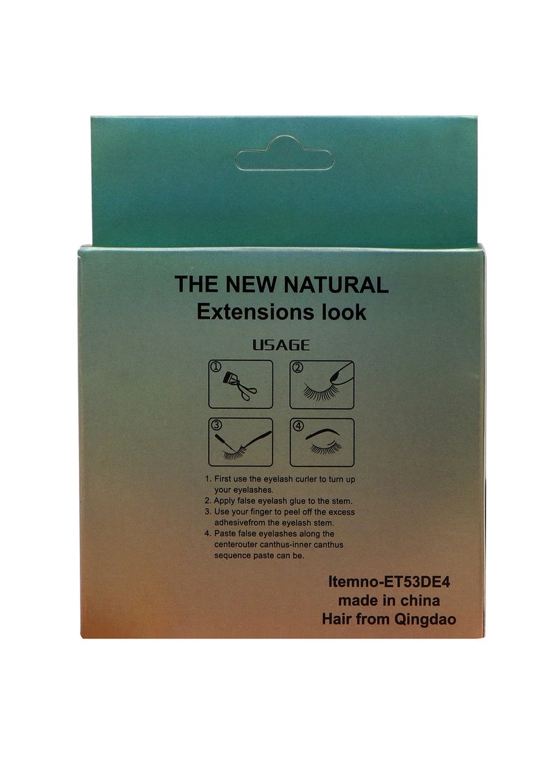 Everytime53 Everytime53 Women's 4 Pair Natural Look Eye Lashes - F12  - Image 3