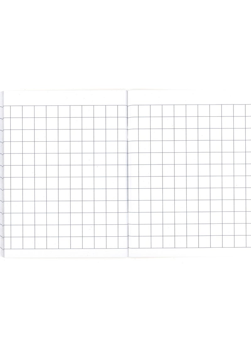 Sadaf 6-Piece A5 Size Exercise Notebook With 15mm Square Lined Ruling 200 Pages Assorted Covers  - Image 2