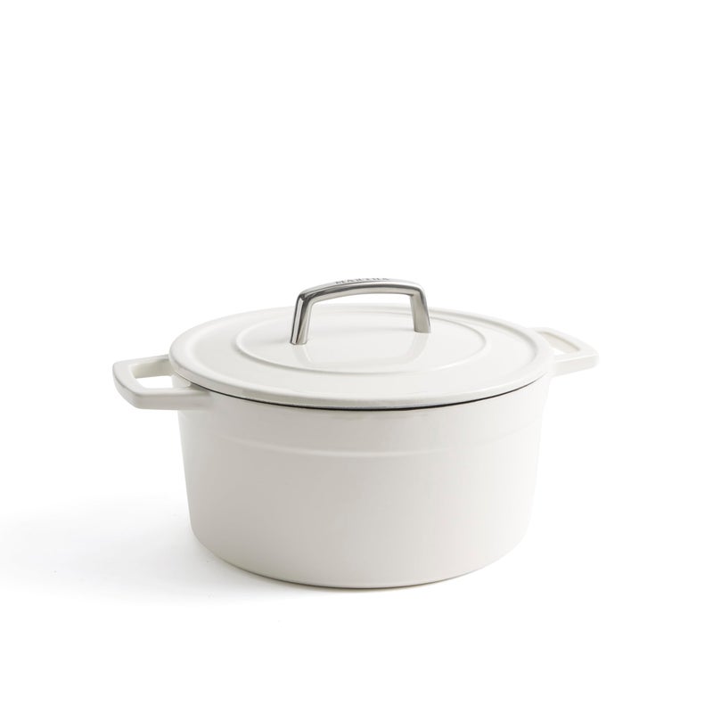 Martha stewart Martha by Martha Stewart 5 QT Enameled Cast Iron Dutch Oven wLid  Crescent Moon 