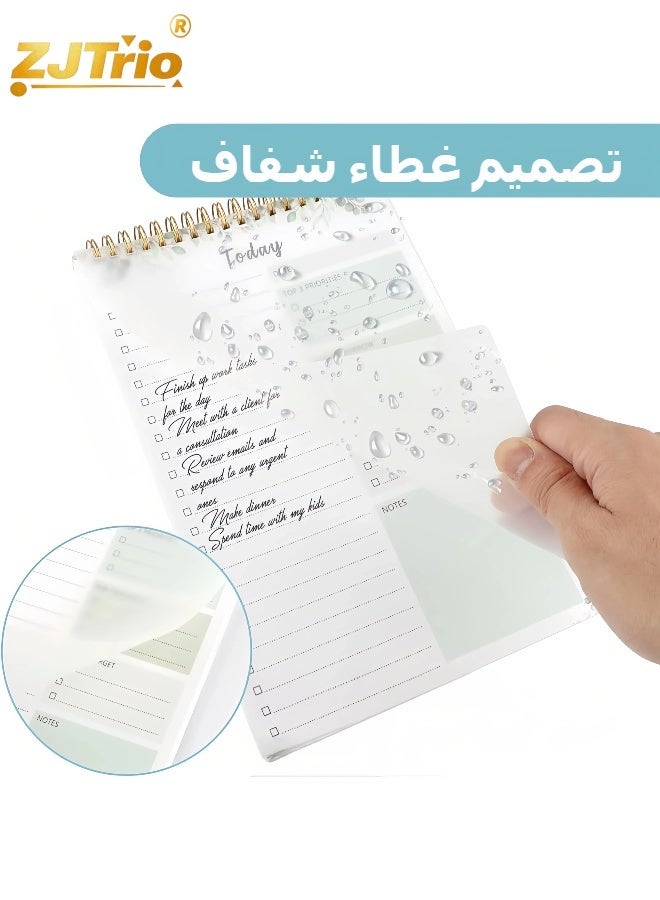 ZJTrio Undated To Do List Pad - 52 Tear-Off Sheets Daily Planner Notebook, Nature Design for Task Management & Goal Setting, Durable Paper Suitable for Office, Home, School, Adults, Students & Professionals - Image 5