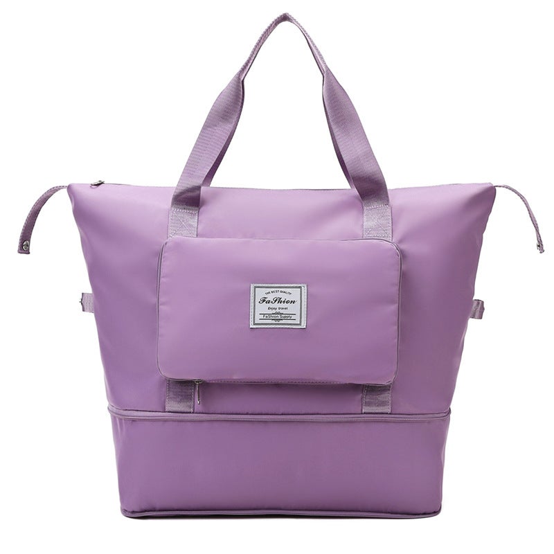 Generic Travel Bag Fitness Bag Waterproof Travel Bag Foldable Handbag Boarding Bag Outdoor Luggage Storage Bag Large  - Image 1