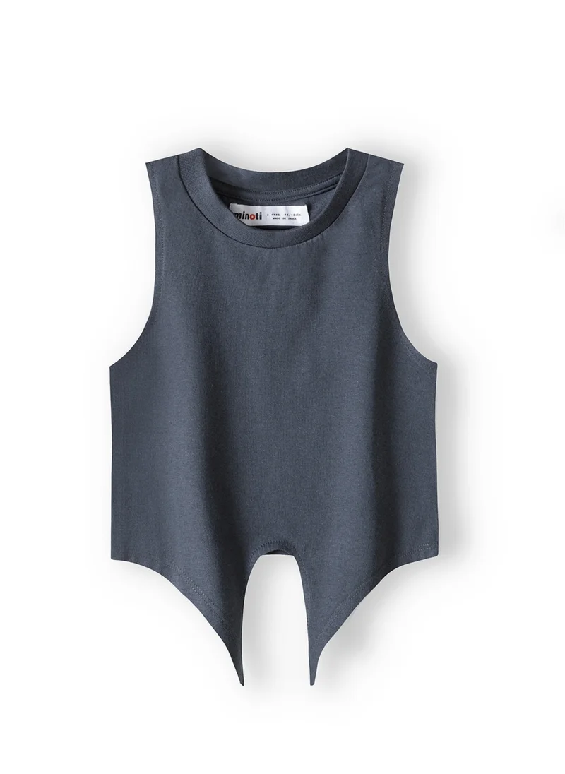 MINOTI Kids Girls Tie Front Vest